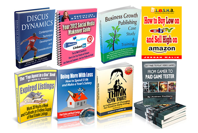 design a professional 2D or 3D eBook cover
