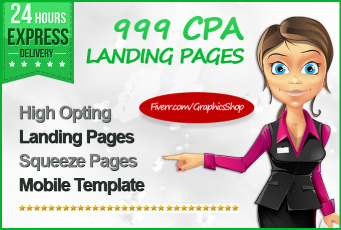 999 high converting cpa landing pages squeeze pages mobile minisite