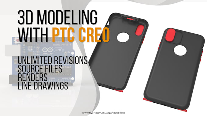 design 3d models in PTC creo