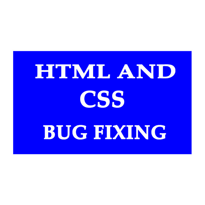fix any html and css issue
