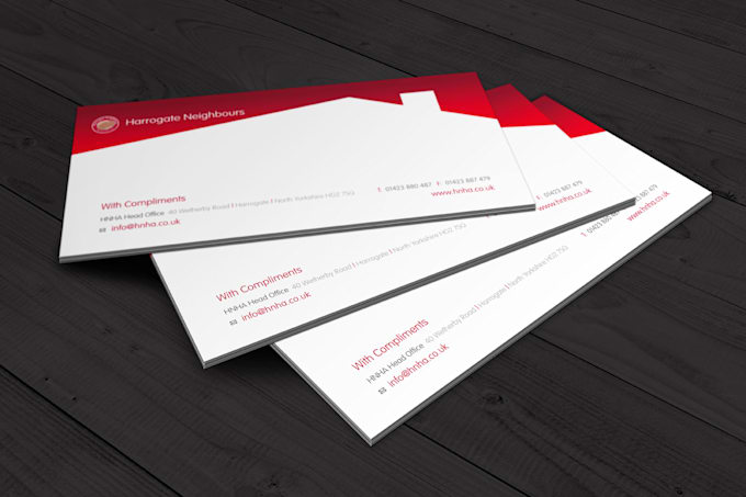 do a professional complimentary slip for business