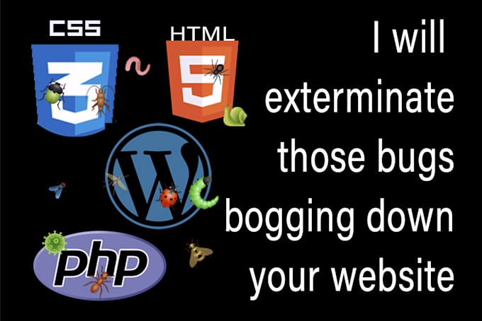 resolve wordpress, HTML, CSS or PHP errors and misconfigurations on your website