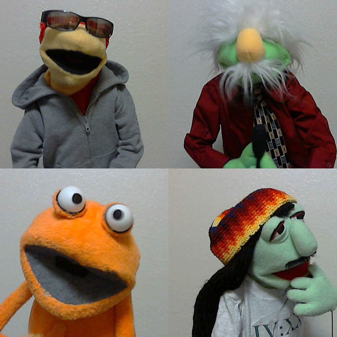 create a puppet video with characters including Trump and Santa