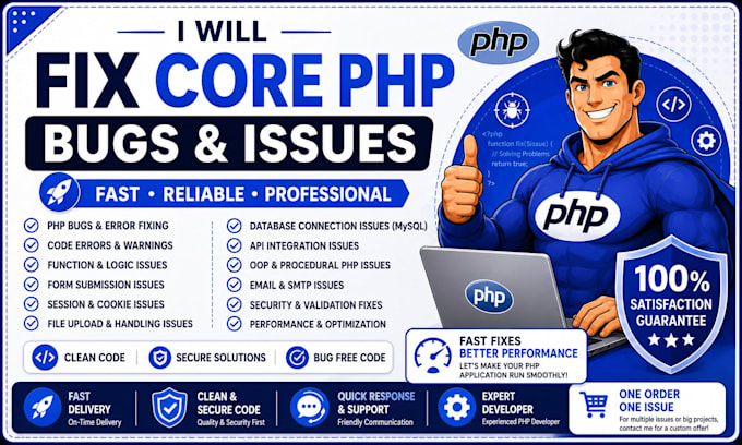 fix core php related bugs and issues