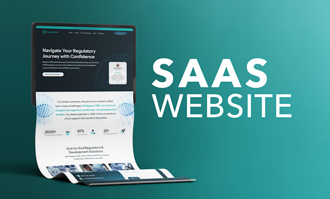 design and develop a b2b b2c saas business website