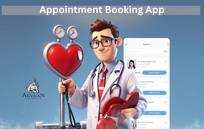 create appointment booking clinical hospital and patient record keeping app