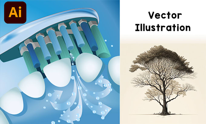do vector illustration art works