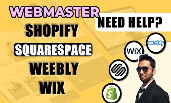 update site revamp or redesign squarespace shopify wix weebly store or website