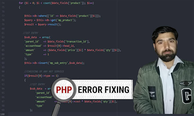fix PHP bugs, errors and database issues