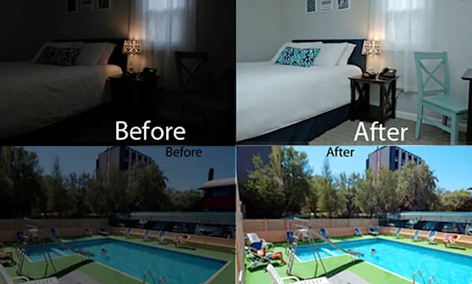 do hdr real estate photo editing and retouching