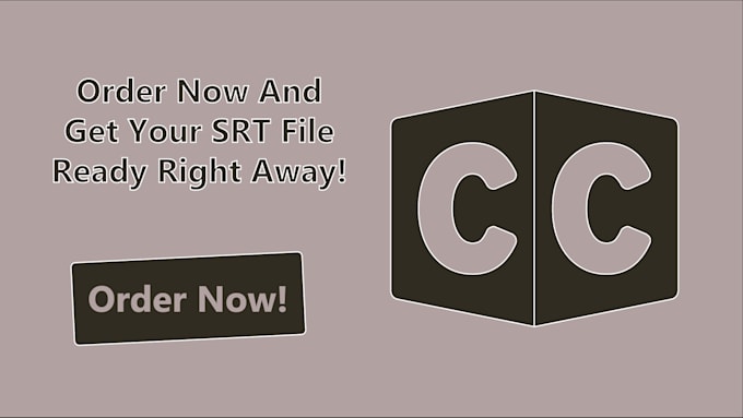 create closed captions or subtitles in both arabic or english srt scc vtt