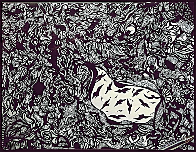 drow an AMAZING uniqe paintng