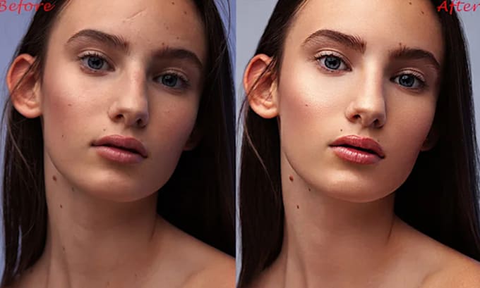 do high end photo retouching for portrait, beauty, headshots