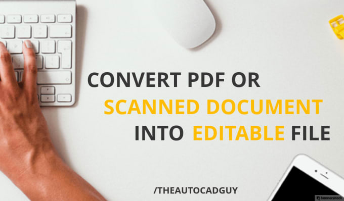 convert scanned pdf document to editable word document