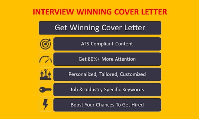 write interview winning targeted or customized cover letter