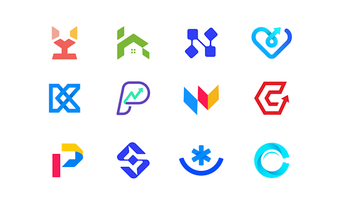 design timeless and modern minimalist business logo design nd gradient app icon