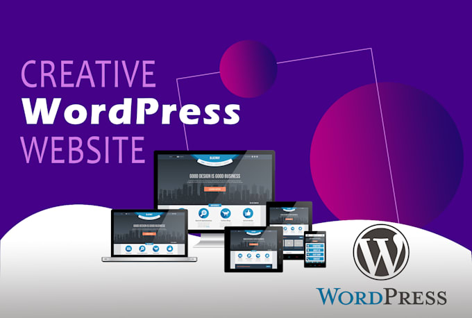 create responsive wordpress website or blog