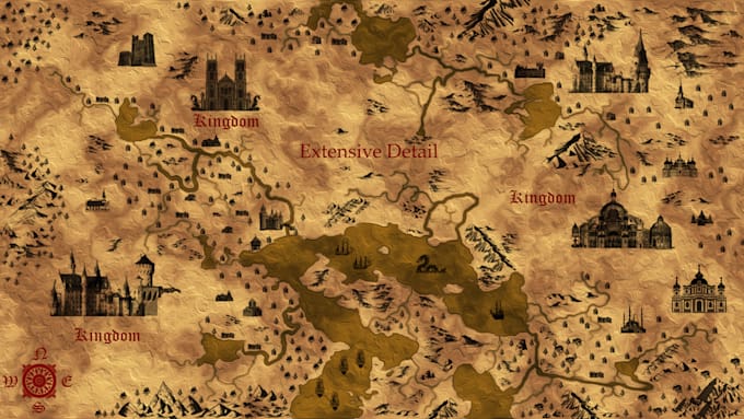 create a custom fantasy or RPG map