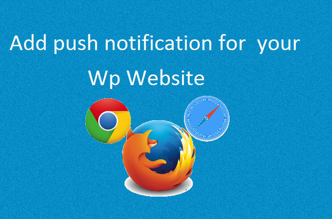 add push notification for your wp website