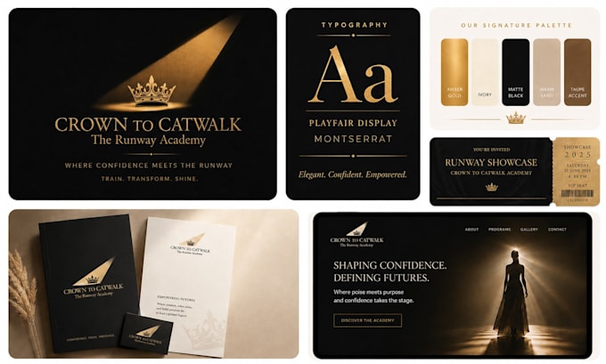 design a complete brand identity with style guide