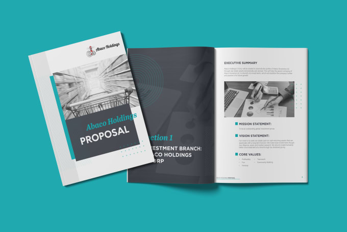 I will design your annual report or business proposal