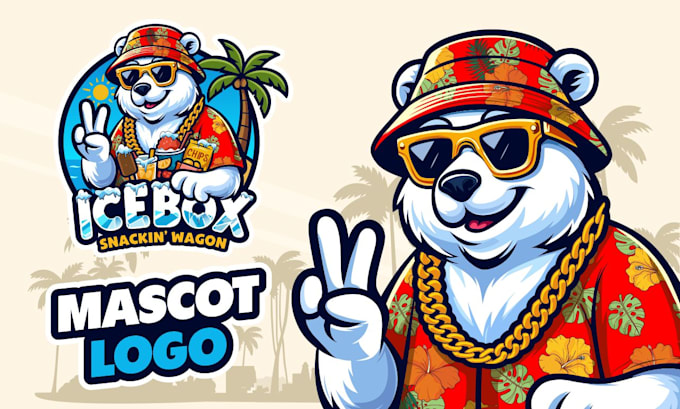 design a custom mascot logo for your brand or business