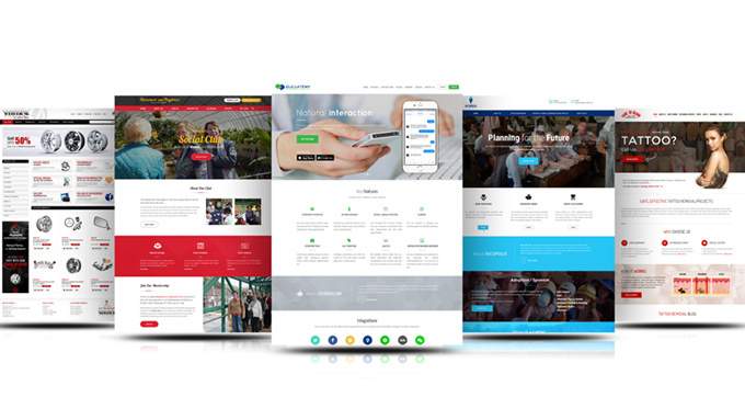 Design 2 exclusive web pages by Hm_designs | Fiverr