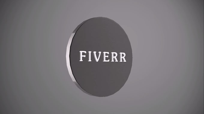 create a coin drop logo animation
