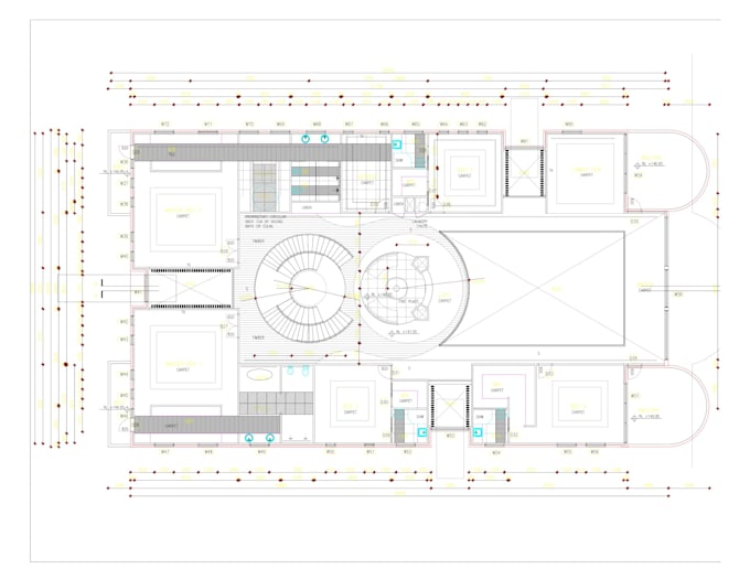 draw your 2d or 3d building design in autocad
