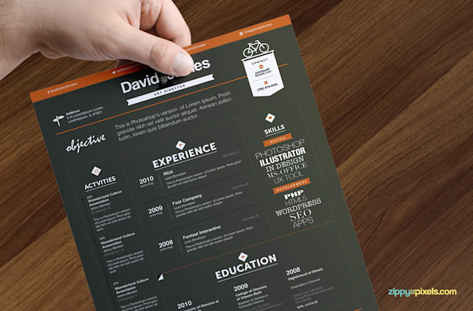 create resumes, cover latters