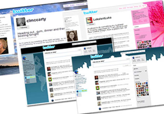 create a Twitter background from your page or site