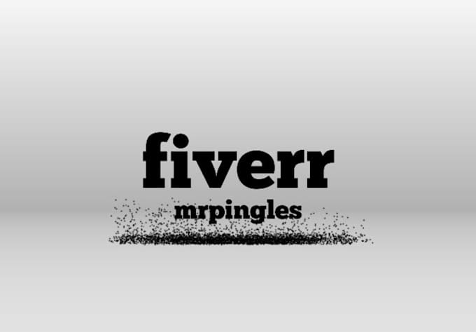 create a million pieces intro video for your logo or word and buy 2 get 1 free