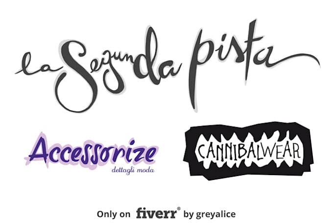 design your creative handwritten logo