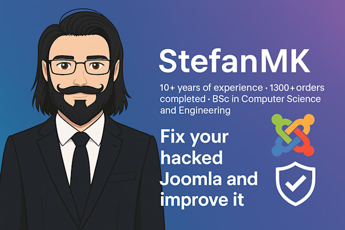 fix you hacked joomla and improve it