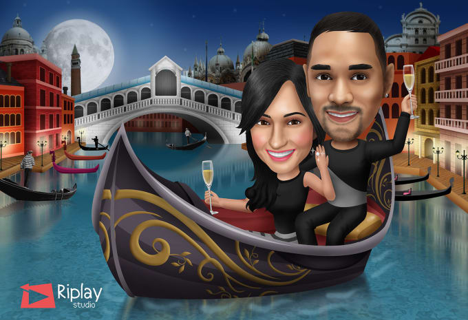 Draw Premium Couple Or Wedding Caricature With Background By Riplaystudio Fiverr Download and use 10,000+ wedding background stock photos for free.