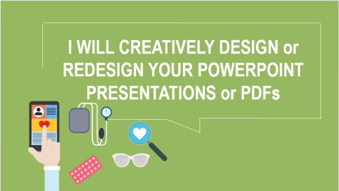 create and design high quality PPTs or PDFs