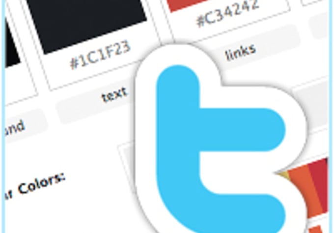 create an awesome Twitter background for your page