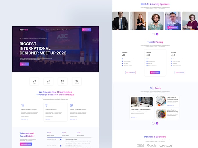 do figma landing page, website ui design, website mockups