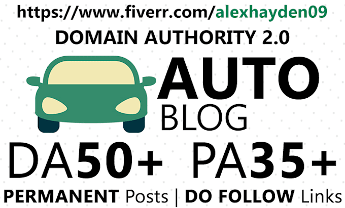 submit guest post in auto blog da 50 plus