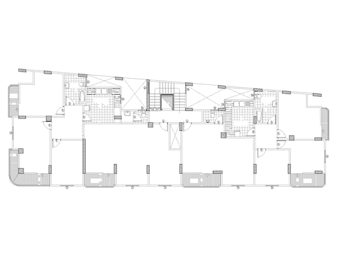 draw 2d floor plans, old sketch using autocad