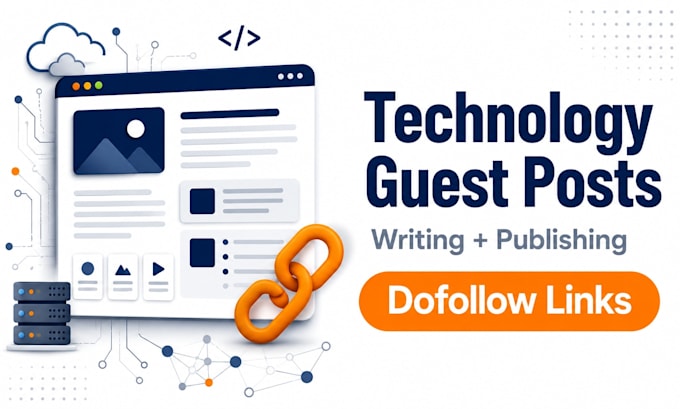 write and publish technology blog guest post with SEO backlink services