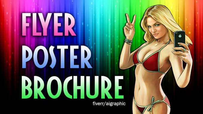 create flyer poster and brochure designs