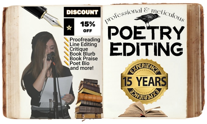 edit and critique poems or poetry manuscripts