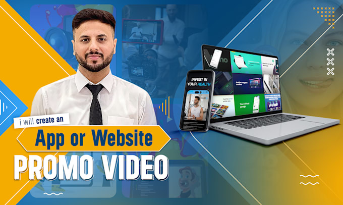 create an app promo, website, saas promo video