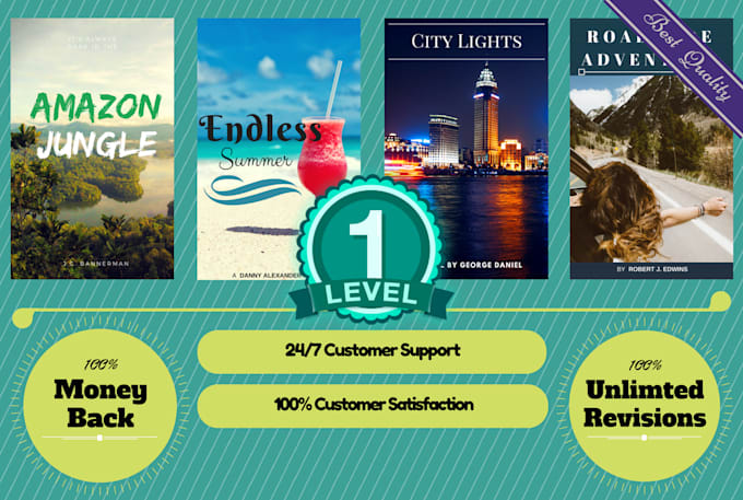 design 2 PROFESSIONAL eBook covers in 24 hours