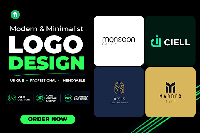 design a minimalist logo and brand identity for you