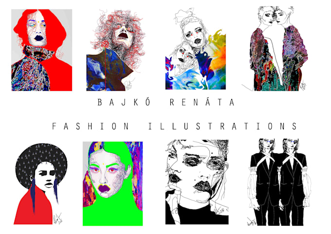 Do the most unique fashion illustration for you by Ronoab | Fiverr
