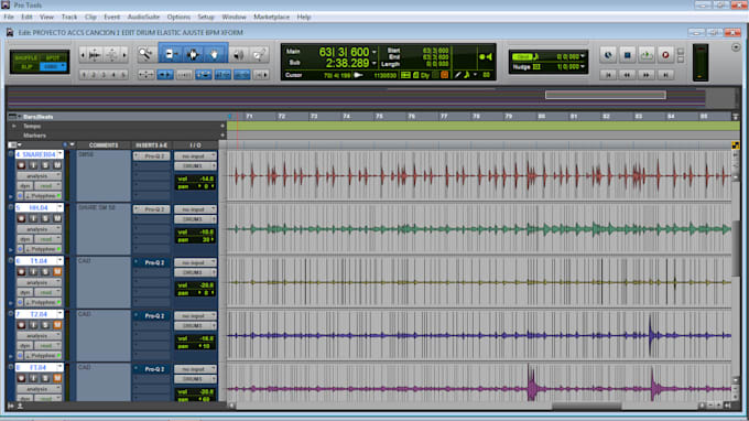 adjust tempo issues of your drum tracks