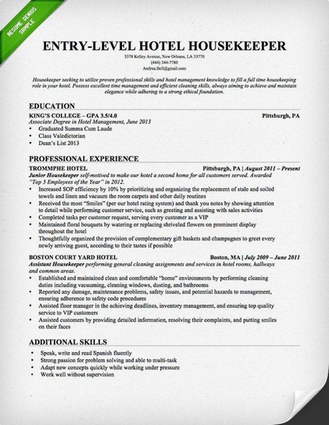 Rewrite And Design An Awesome Resume And Cover Letter By Besta12