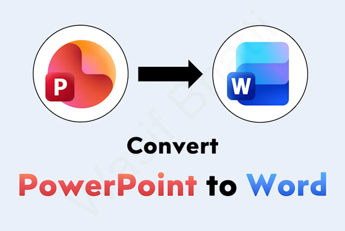 convert powerpoint PPT presentation to microsoft ms word document